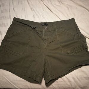 Olive Green Women's Shorts